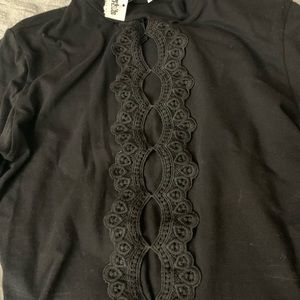 Charlotte Russe high neck crop top